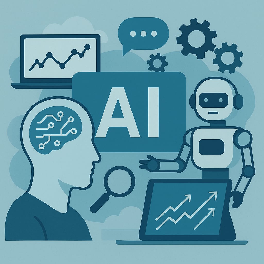 Ilustrasi perkembangan teknologi digital dan transformasi digital di Indonesia